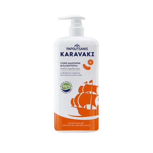 Karavaki Αφρόλουτρο Μανταρίνι & Καλεντουλα 750ml με Αντλία