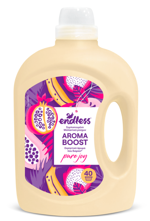 Συμπυκνωμένο Μαλακτικό Ρούχων Aroma Boost Pure Joy 2lt - brilliantclean